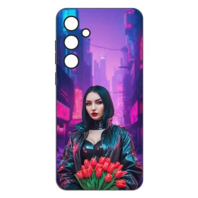 Лот: 25134824. Фото: 1. Чехол Krutoff Soft Case "Киберпанк... Чехлы, бамперы