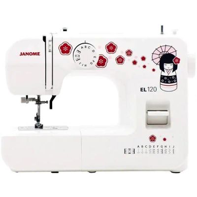 Лот: 24587644. Фото: 1. Швейная машина Janome EL-120. Швейная, вязальная