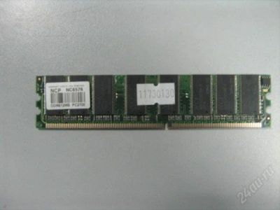 Лот: 975842. Фото: 1. Память DDR 512Mb 333Mhz NCP. Оперативная память