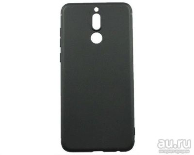 Лот: 13435843. Фото: 1. Чехол Huawei Nova 2i силикон черный... Чехлы, бамперы