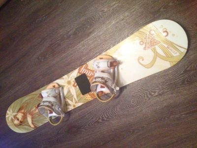 Лот: 4674042. Фото: 1. Snowboard Black fire/special lady... Сноуборды