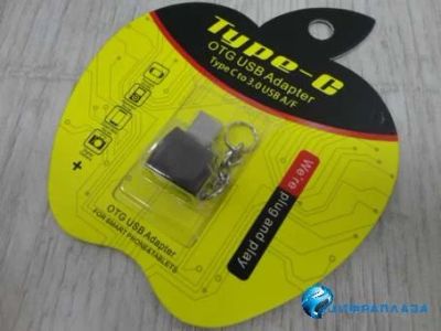 Лот: 13415597. Фото: 1. Адаптер OTG Type-C FT-ADA17 (серебро... Дата-кабели, переходники