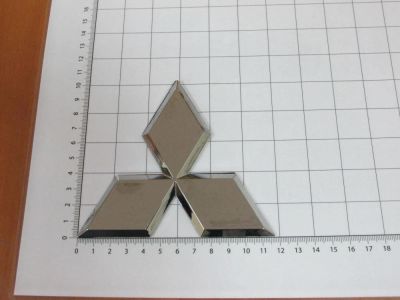 Лот: 10655436. Фото: 1. Эмблема шильдик логотип Mitsubishi... Детали тюнинга