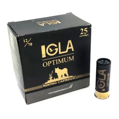Лот: 24769735. Фото: 1. Патрон 12x70 (IGLA) "Игла-Оптимум... Патроны