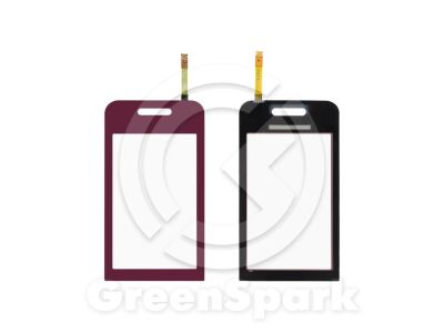 Лот: 16537069. Фото: 1. Тачскрин для Samsung S5230 (бордовый... Дисплеи, дисплейные модули, тачскрины