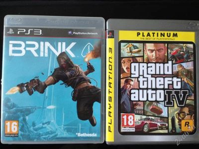 Лот: 2957457. Фото: 1. GTA 4 и Brink для ps3(playstation3... Игры для консолей