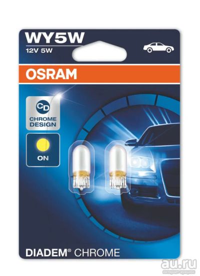 Лот: 12956230. Фото: 1. Osram WY5W Diadem Chrome 2827DC-02B. Компьютерные и письменные столы