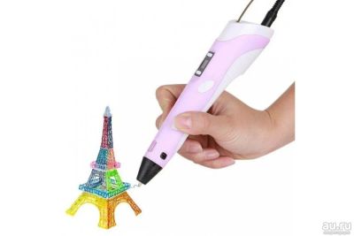 Лот: 1768280. Фото: 1. 3Д ручка 3D PEN-2 с LCD дисплеем... Ручки шариковые, перьевые