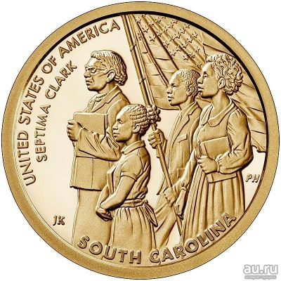 Лот: 18189297. Фото: 1. США 1 доллар 2020 года 9 монета... Америка
