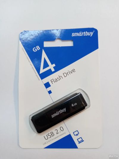 Лот: 17697315. Фото: 1. Флешка USB 2.0 4GB SmartBuy LM05... USB-флеш карты