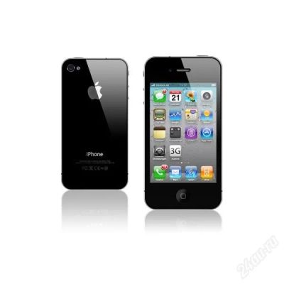 Лот: 1555373. Фото: 1. iPhone 4g(РСТ)работает с любыми... Смартфоны