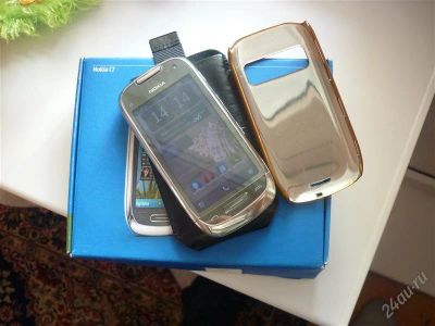 Лот: 1568614. Фото: 1. nokia c7 frosty metal, symbian... Смартфоны