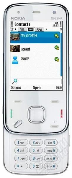 Лот: 1416841. Фото: 1. Nokia N86 8MP White. Смартфоны