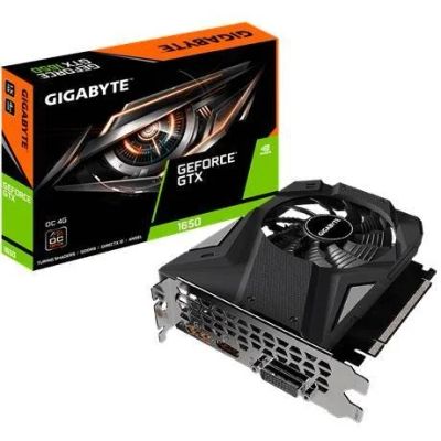 Лот: 17846672. Фото: 1. Gigabyte GeForce GTX 1650 GV-N1656OC-4GD... Видеокарты