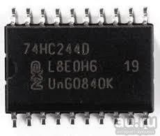 Лот: 16655244. Фото: 1. Микросхема буфер 74HC244D 74HC244... Микросхемы