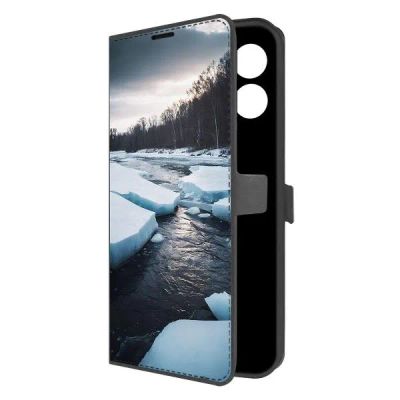 Лот: 25385413. Фото: 1. Чехол Krutoff Eco Book "Весенний... Чехлы, бамперы