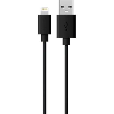 Лот: 22025710. Фото: 1. Кабель Everstone Lightning EV-CAB-LGHT-1-RND-Black... Дата-кабели, переходники