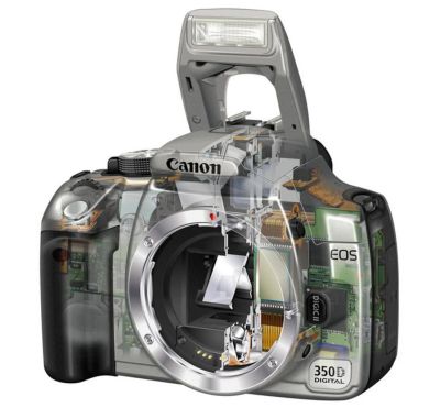 Лот: 8750655. Фото: 1. Canon 350d kit 18-55 IS Самая... Цифровые зеркальные