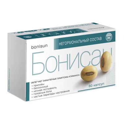 Лот: 23987339. Фото: 1. Бонисан капс. №60. Народная медицина, БАДы