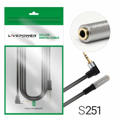 Лот: 24589322. Фото: 1. Кабель Live Power H226 Jack 3... Дата-кабели, переходники