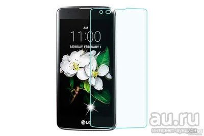 Лот: 13008331. Фото: 1. Защитное стекло LG K10 K410 Бесплатная... Защитные стёкла, защитные плёнки