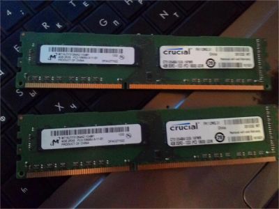 Лот: 7503718. Фото: 1. Crucial / Micron 4 GB 2Rx8 PC3-10600U... Оперативная память