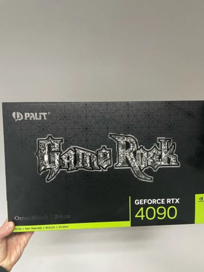 Лот: 20998683. Фото: 1. Palit GeForce RTX 4090 GameRock... Видеокарты