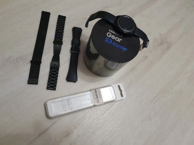 Лот: 16858048. Фото: 1. Samsung gear s3 frontier. Смарт-часы, фитнес-браслеты, аксессуары