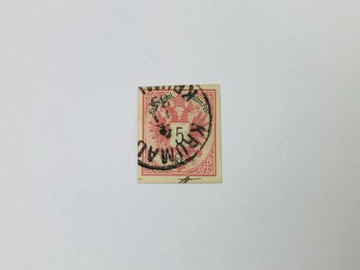 Лот: 23963299. Фото: 1. Вырезка с конверта. Герб. Другое... Марки