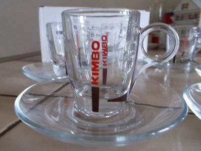 Лот: 9693611. Фото: 1. Кофейные чашки Kimbo для эспрессо... Кружки, стаканы, бокалы
