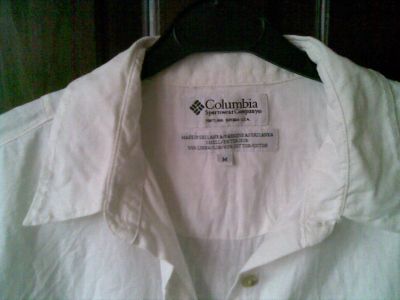 Лот: 4222561. Фото: 1. белая рубашка 46-48 фирма Columbia... Блузы, рубашки, водолазки