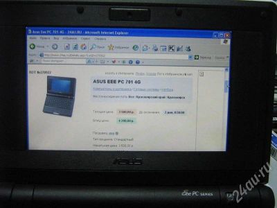 Лот: 270922. Фото: 1. Asus Eee PC 701 4G. Ноутбуки