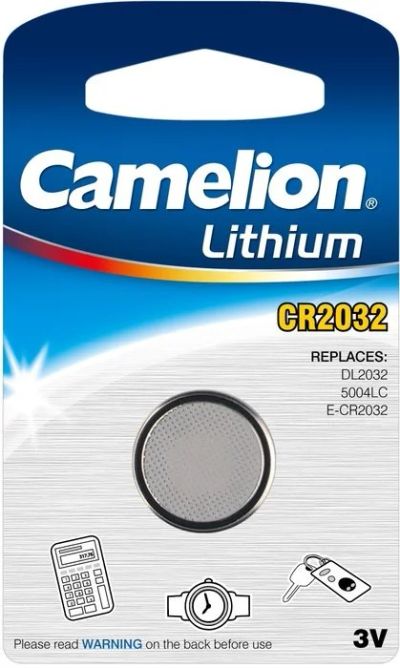 Лот: 8333046. Фото: 1. Camelion CR2032 литиевая батарейка... Расходные материалы