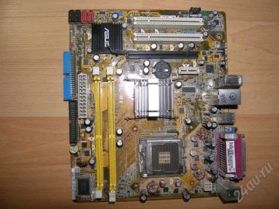 Лот: 3367945. Фото: 1. Asus P5L-MX rev. 1.01 G рабочая. Материнские платы