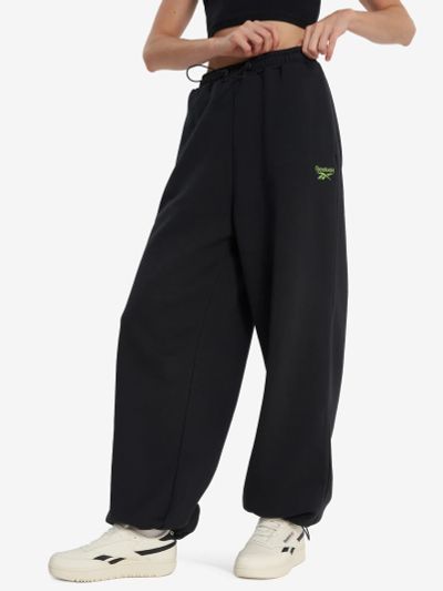 Лот: 25734485. Фото: 1. Брюки женские Reebok, Черный. Спортивные брюки, штаны