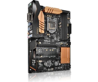 Лот: 10308636. Фото: 1. Игровая материнка ASRock Z170... Материнские платы