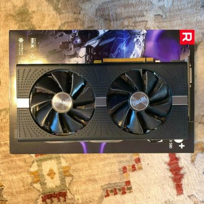 Лот: 15613621. Фото: 1. Sapphire rx580 4g nitro+. Видеокарты