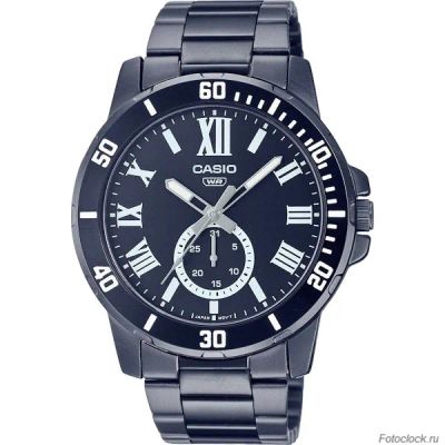 Лот: 21236541. Фото: 1. Casio MTP-VD200B-1B. Оригинальные наручные часы