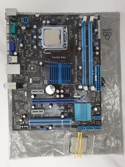 Лот: 20594887. Фото: 1. Материнская плата ASUS P5G41T-M... Материнские платы