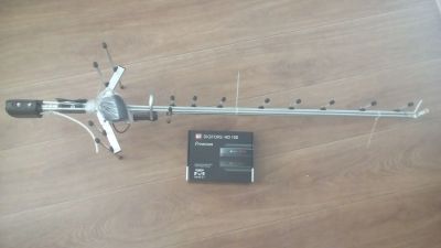 Лот: 14337504. Фото: 1. комплект цифрового тв, приставка... Цифровое, спутниковое ТВ