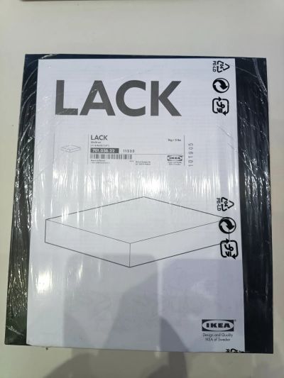 Лот: 19902887. Фото: 1. Полка навесная Ikea Lack 30x26. Полки, стеллажи, этажерки