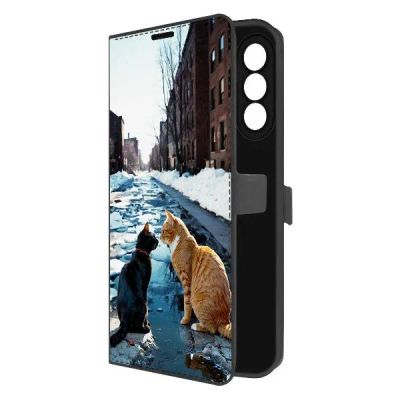 Лот: 25134985. Фото: 1. Чехол Krutoff Eco Book "Мартовские... Чехлы, бамперы