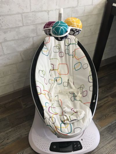 Лот: 17661665. Фото: 1. 4moms Mamaroo 4.0. Детские качели. Ходунки, прыгунки, качели