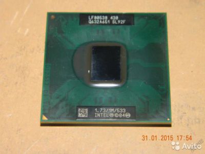 Лот: 14855065. Фото: 1. Intel Celeron M Processor 430... Процессоры