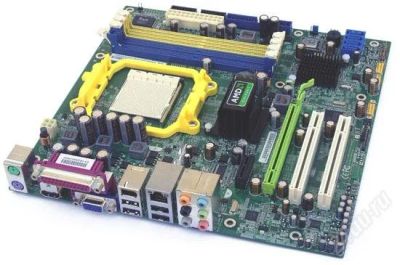 Лот: 2902164. Фото: 1. Материнская плата Foxconn RS690M03... Материнские платы