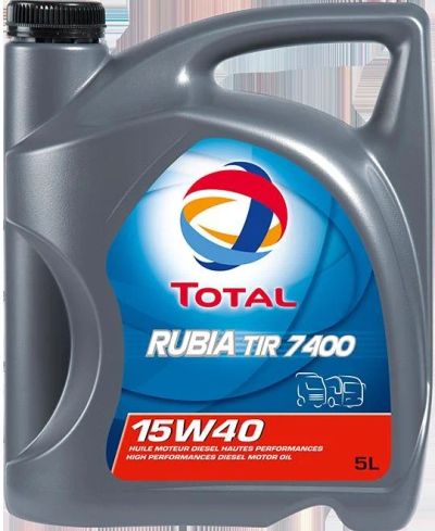 Лот: 10888902. Фото: 1. Total Rubia Tir 7400 15W40 5 л. Масла, жидкости