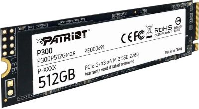 Лот: 25116130. Фото: 1. SSD-накопитель M.2 512Гб Patriot... SSD-накопители