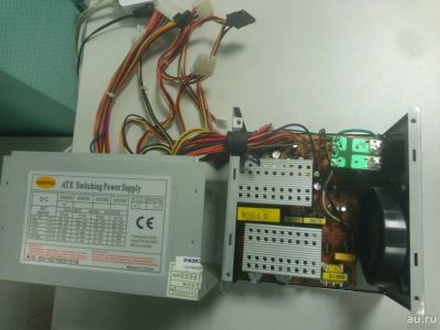 Лот: 13300530. Фото: 1. Неисправный блок питания ATX Kimpro... Корпуса, блоки питания