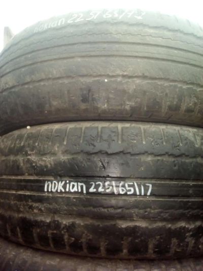Лот: 10322616. Фото: 1. 225/65 R17 Nokian пара. Шины