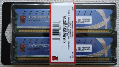 Лот: 10991231. Фото: 1. Оперативная память Kingston KHX1600C9D3K2... Оперативная память